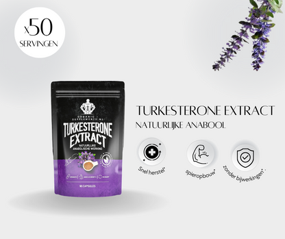 Turkesterone 10% Extract (Ajuga Turkistanica) | 90 Capsules